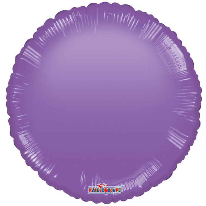 Balloon Foil Circle Shape - Gellibean Purple 18''