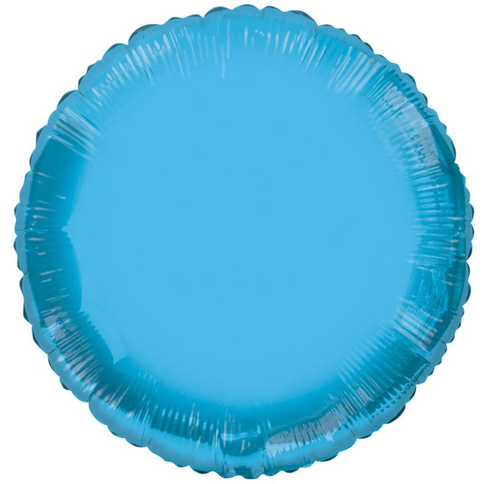 Balloon Foil Circle Shape - Baby Blue 18''