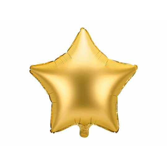 Foil balloon Star, 48cm, gold
