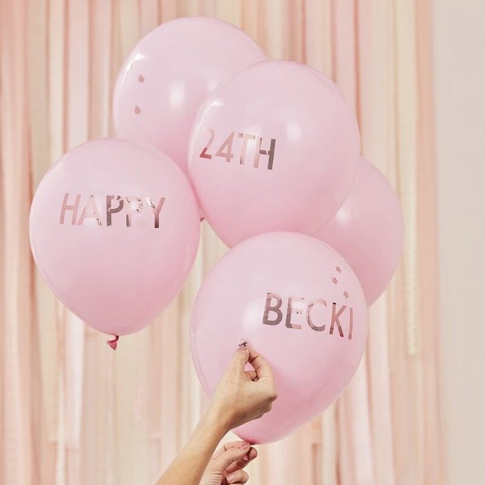 Mix It Up - Customisable Pink Latex Balloons