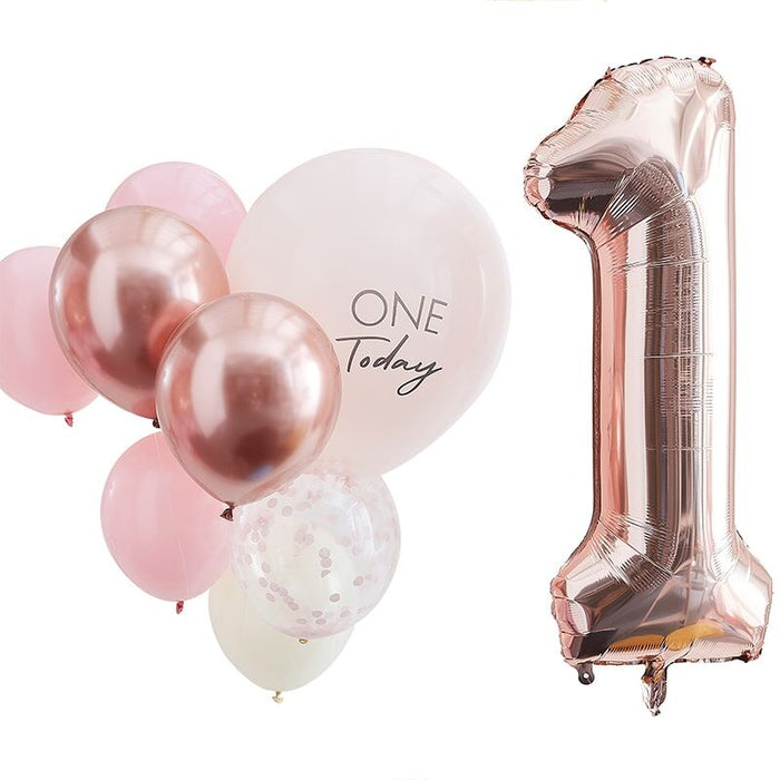 Balloons - Pink and Rose Gold 1 Today