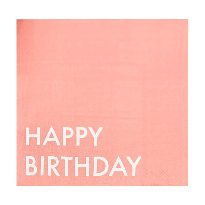 Brights Happy Birthday Paper Napkins