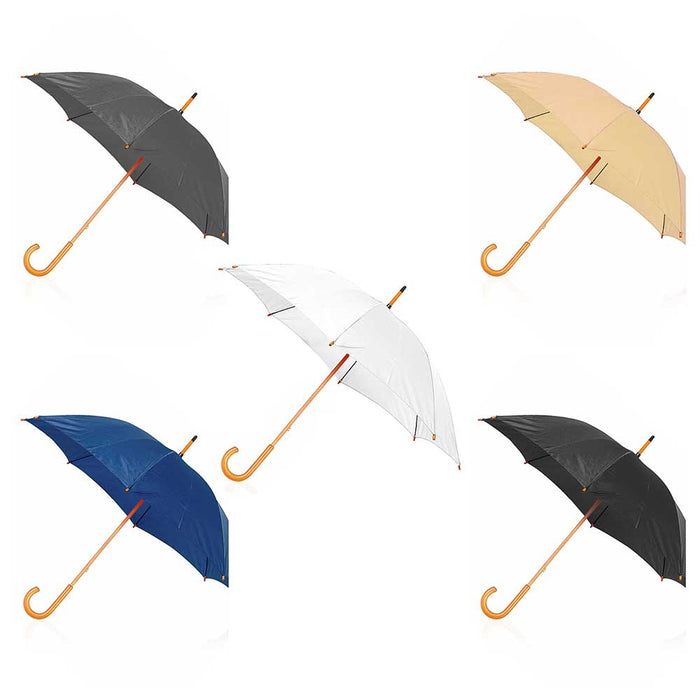 Umbrella with Wood Handle