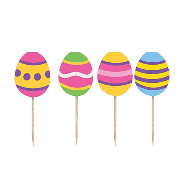 Bright Easter Party Supplies Picks - 22cm
