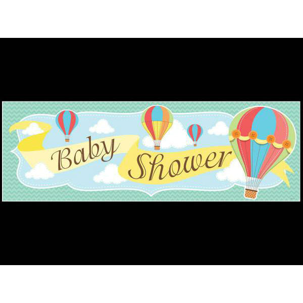 Up Up & Away Giant Party Banner Baby Shower
