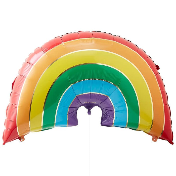 Balloon Foil - Rainbow and Gold 34''