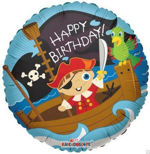 Pirate Happy Birthday Foil Balloon