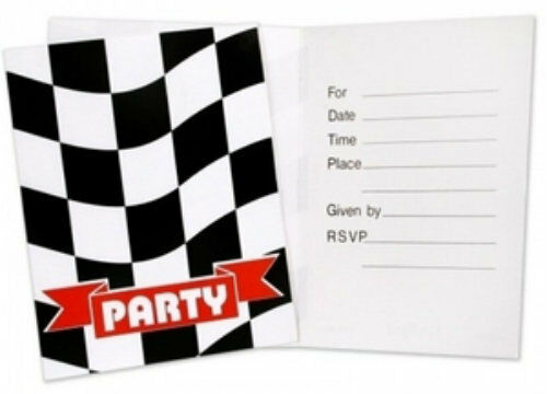 Cars Party Invitations
