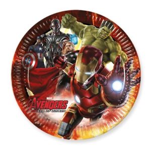Avengers Age of Ultron Paper Plates 23cm (8pk)