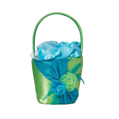Flower Basket - Blue/Green