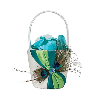 Peacock Flower Basket